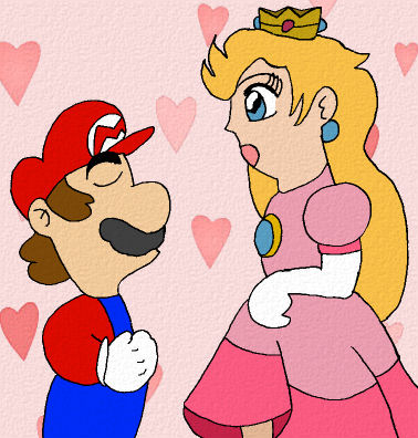Mario Kiss Peach