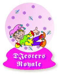 DMermaid made this Jester snowglobe for me. It is lovely, and I am indebted to her.