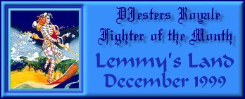 I was the Jester's fighter of the month! What an honor!