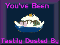 Here is my dusting graphic! Isn't it tasty?